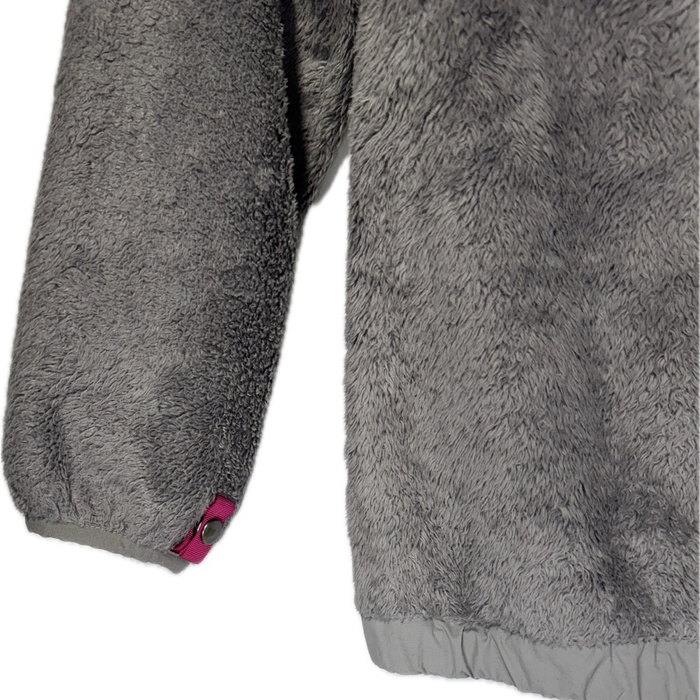 The North Face Youth Large Fleece Pullover Jacket Pink/Gray - Picture 13 of 15